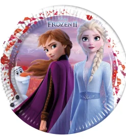 Decorata Party Tallerkener>Paptallerkner - 8-pak - 23 cm - Frozen II