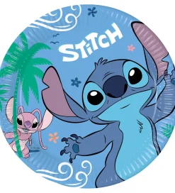 Decorata Party Tallerkener|Paptallerkner - 8-pak - 23 cm - Stitch & Angel