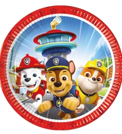 Decorata Party Tallerkener>Paptallerkner - 8-pak - 19,5 cm - Paw Patrol Resc