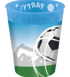 Decorata Party Kop Og Tudekop|Plastikkopper - 4-pak - 250 ml - Soccer Fans