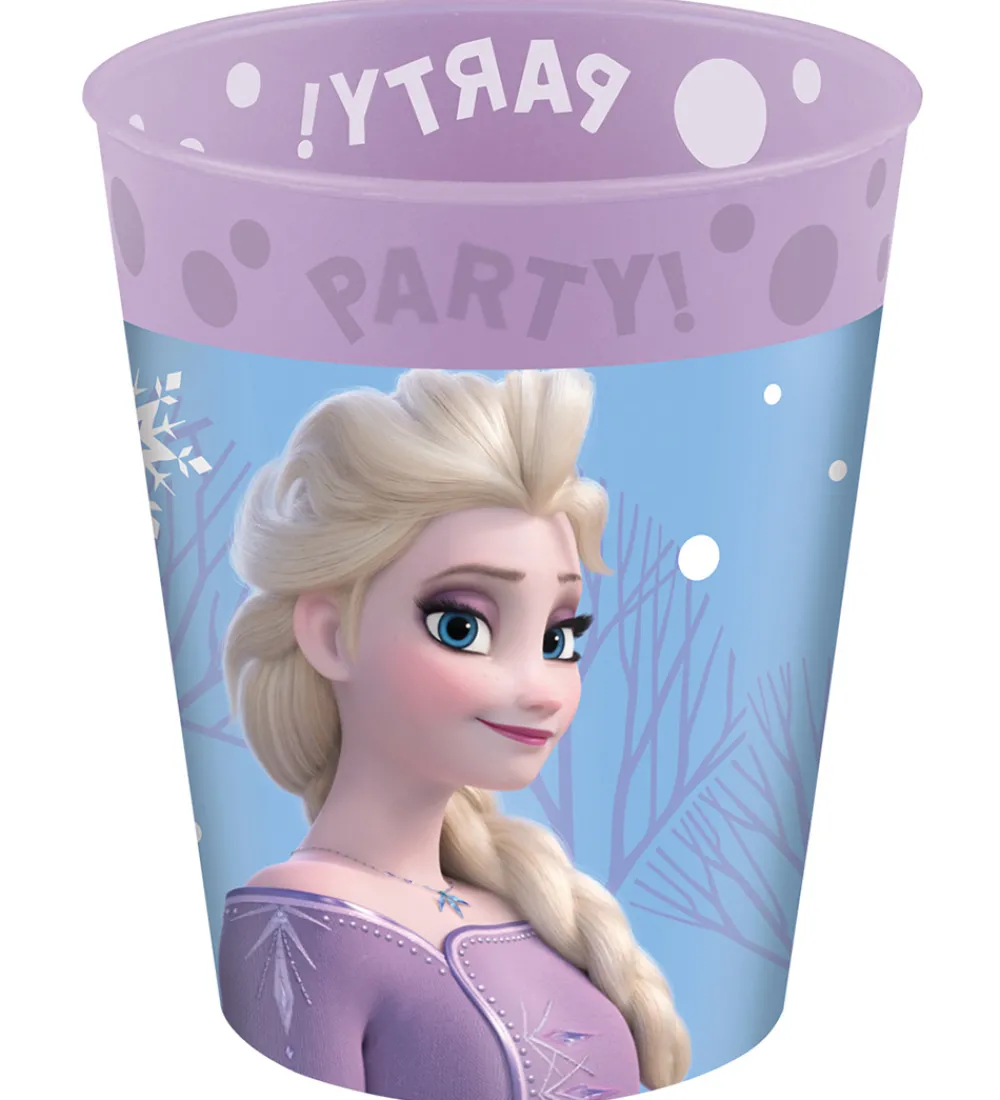 Decorata Party Kop Og Tudekop|Plastikkopper - 4-pak - 250 ml - Frozen II Wind S