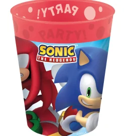 Decorata Party Kop Og Tudekop|Plastikkopper - 4-pak - 250 ml - Sonic Speed