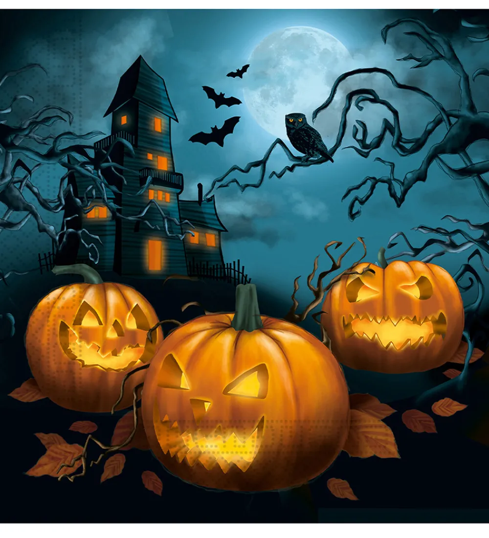 Decorata Party Festartikler|Servietter - 20-pak - 33x33 cm - Halloween Sensat