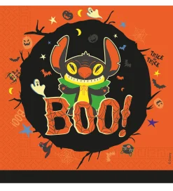 Decorata Party Festartikler>Servietter - 20-pak - 33x33 cm - Stitch Halloween