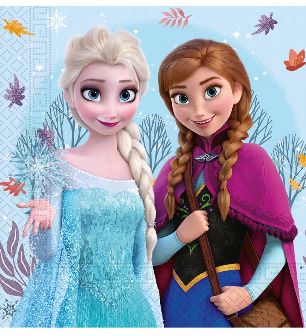 Decorata Party Festartikler>Servietter - 20-pak - 33x33 cm - Frozen Idyllic W