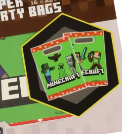 Decorata Party Festartikler|Slikpose - 4-pak - Minecraft