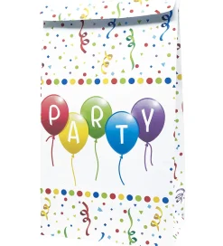 Decorata Party Festartikler|Slikposer - 4-pak - Happy Birthday Streamers