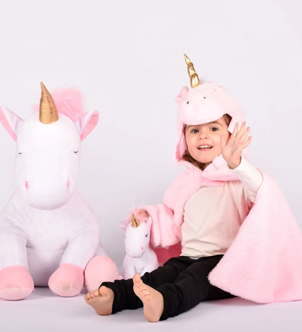 Den Goda Fen Halloween|Udklædning - Cape Unicorn - Pink