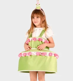 Den Goda Fen Halloween>Udklædning - Dress Cake w Diadem - Green