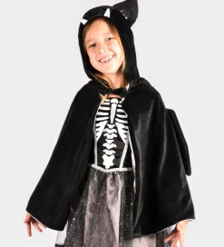 Den Goda Fen Halloween>Udklædning - Flagermus kappe - Sort