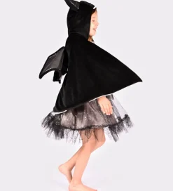 Den Goda Fen Halloween></noscript>Udklædning - Flagermus kappe - Sort