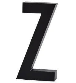 Design Letters Bogstaver>Alubogstav - Z - Sort