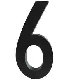 Design Letters Bogstaver|Alutal - 6 - Sort