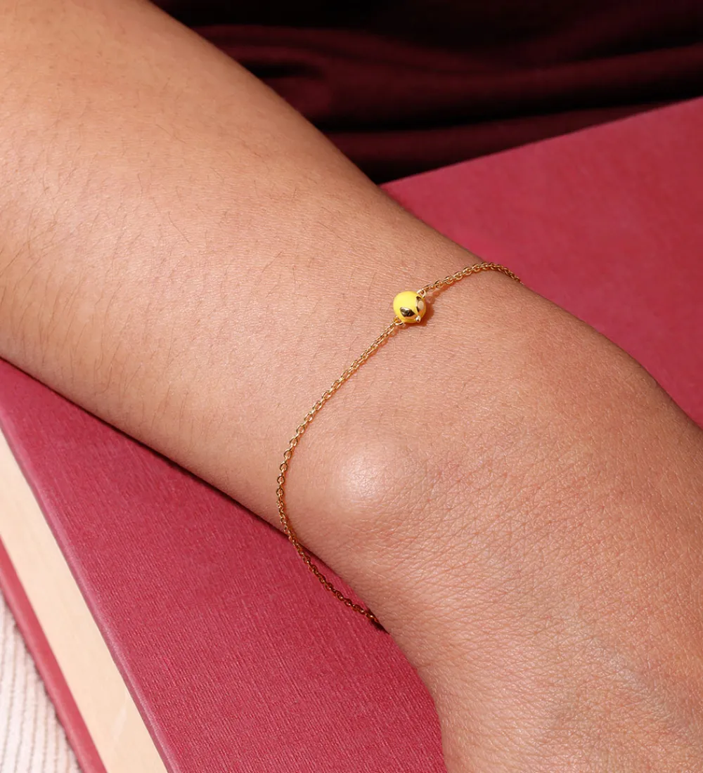 Design Letters Smykker>Armbånd - 20 cm - Guldbelagt - When life gives yo