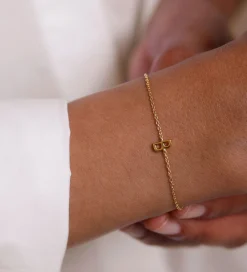 Design Letters Smykker>Armbånd - B - 18K Guldbelagt