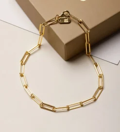 Design Letters Smykker|Armbånd - Chunky Square - Large - 18K Guld