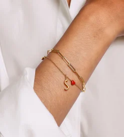 Design Letters Smykker|Armbånd - Chunky Square - Large - 18K Guld