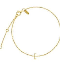Design Letters Smykker>Armbånd - E - 18K Guldbelagt