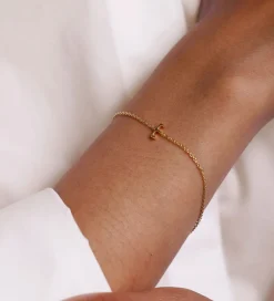 Design Letters Smykker>Armbånd - E - 18K Guldbelagt