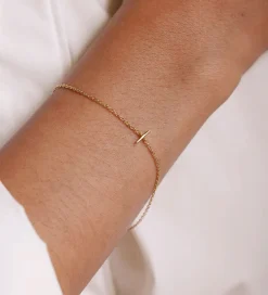 Design Letters Smykker|Armbånd - I - 18K Guldbelagt