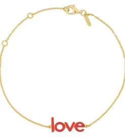 Design Letters Smykker>Armbånd - Keywords Chain - 18k Guldbelagt - Coral