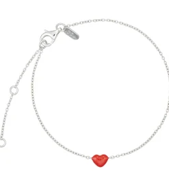 Design Letters Smykker|Armbånd - Little Big Love - Sølv/Rød