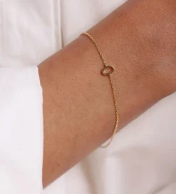 Design Letters Smykker|Armbånd - O - 18K Guldbelagt