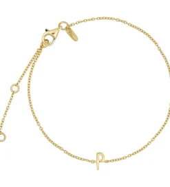 Design Letters Smykker>Armbånd - P - 18K Guldbelagt