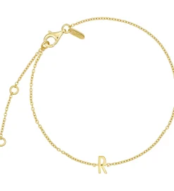 Design Letters Smykker|Armbånd - R - 18K Guldbelagt