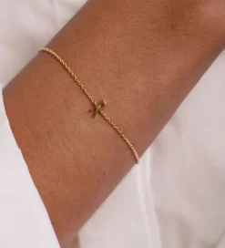 Design Letters Smykker|Armbånd - R - 18K Guldbelagt
