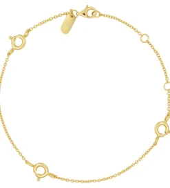 Design Letters Smykker|Armbånd - Ruth Anchor Charm Lock - 18k Guldbelagt