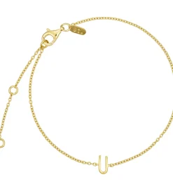Design Letters Smykker|Armbånd - U - 18K Guldbelagt