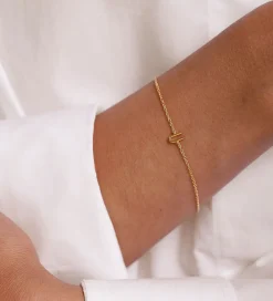 Design Letters Smykker|Armbånd - U - 18K Guldbelagt
