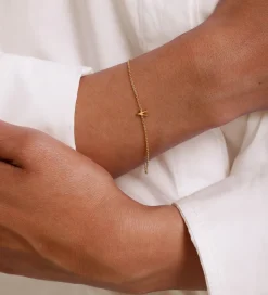 Design Letters Smykker>Armbånd - V - 18K Guldbelagt