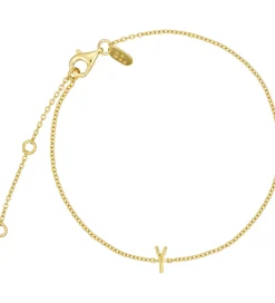 Design Letters Smykker>Armbånd - Y - 18K Guldbelagt