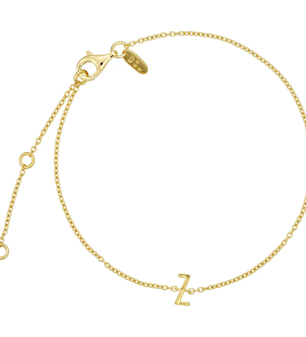 Design Letters Smykker>Armbånd - Z - 18K Guldbelagt