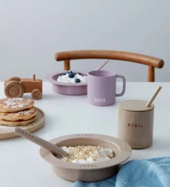 Design Letters Tallerkener|Dyb Tallerken - Mini Favourite - Beige