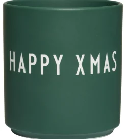Design Letters Kop Og Tudekop|Kop - Favourite - Happy Xmas - Dark Green
