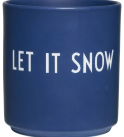 Design Letters Kop Og Tudekop|Kop - Favourite - Let It Snow - Midnight Blue