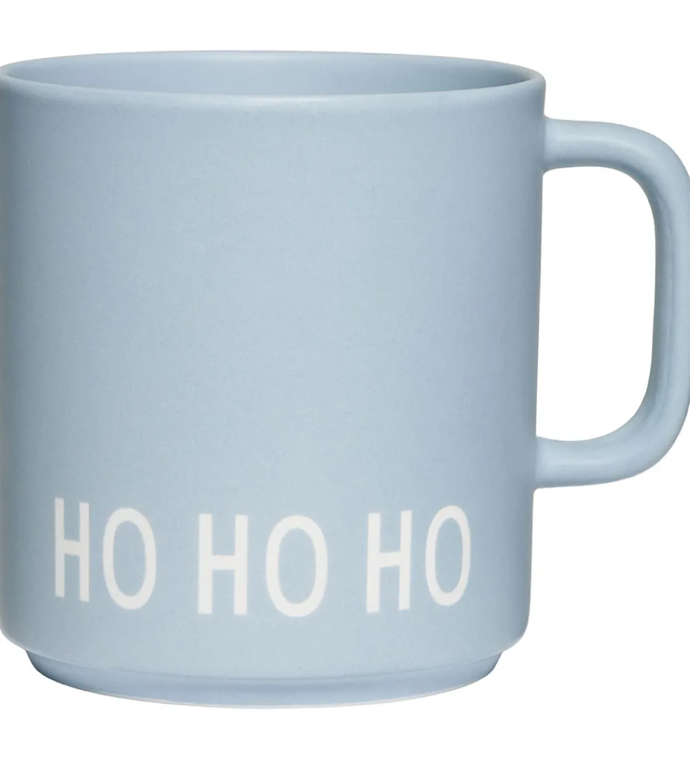 Design Letters Kop Og Tudekop>Krus - Favourite - Ho Ho Ho - Light Blue