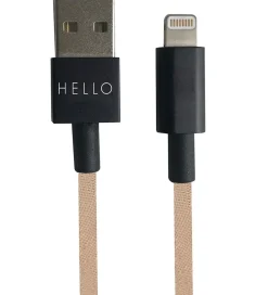 Design Letters Adaptere Og Opladere|Opladerkabel - iPhone - USB-A/Lightning - Beige