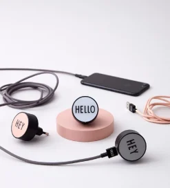 Design Letters Adaptere Og Opladere|Opladerkabel - iPhone - USB-A/Lightning - Rosa