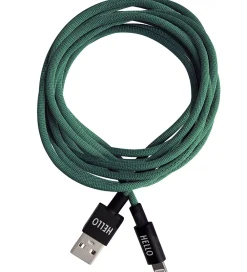Design Letters Adaptere Og Opladere|Opladerkabel - iPhone - USB-A/Lightning - Grøn