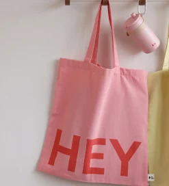 Design Letters Shoppers|Shopper - Hey - Soft Red