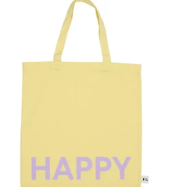 Design Letters Shoppers>Shopper - Happy - Gul m. Lilla