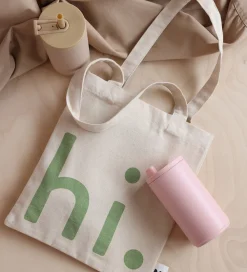 Design Letters Shoppers>Shopper - Lille - Hi - Natur/Grøn