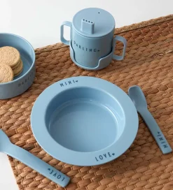 Design Letters Babyskeer>Skeer - 4-pak - Mini Favourite - Blå/Beige