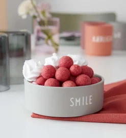 Design Letters Skåle|Skål - Smile - Grå