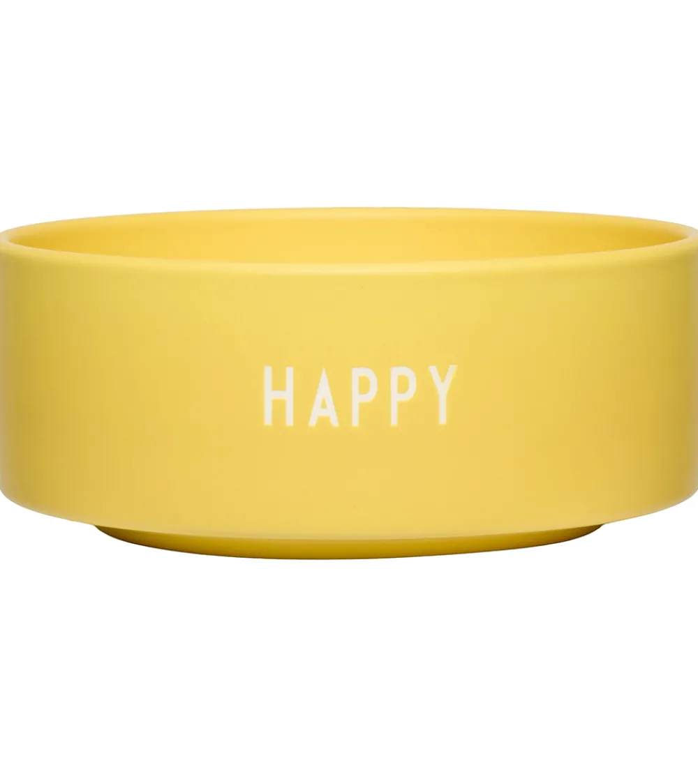 Design Letters Skåle|Skål - Snack - Happy - Gul