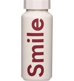 Design Letters Termoflasker|Spisetid>Termoflaske - 500 ml - Smile - Pastel Beige